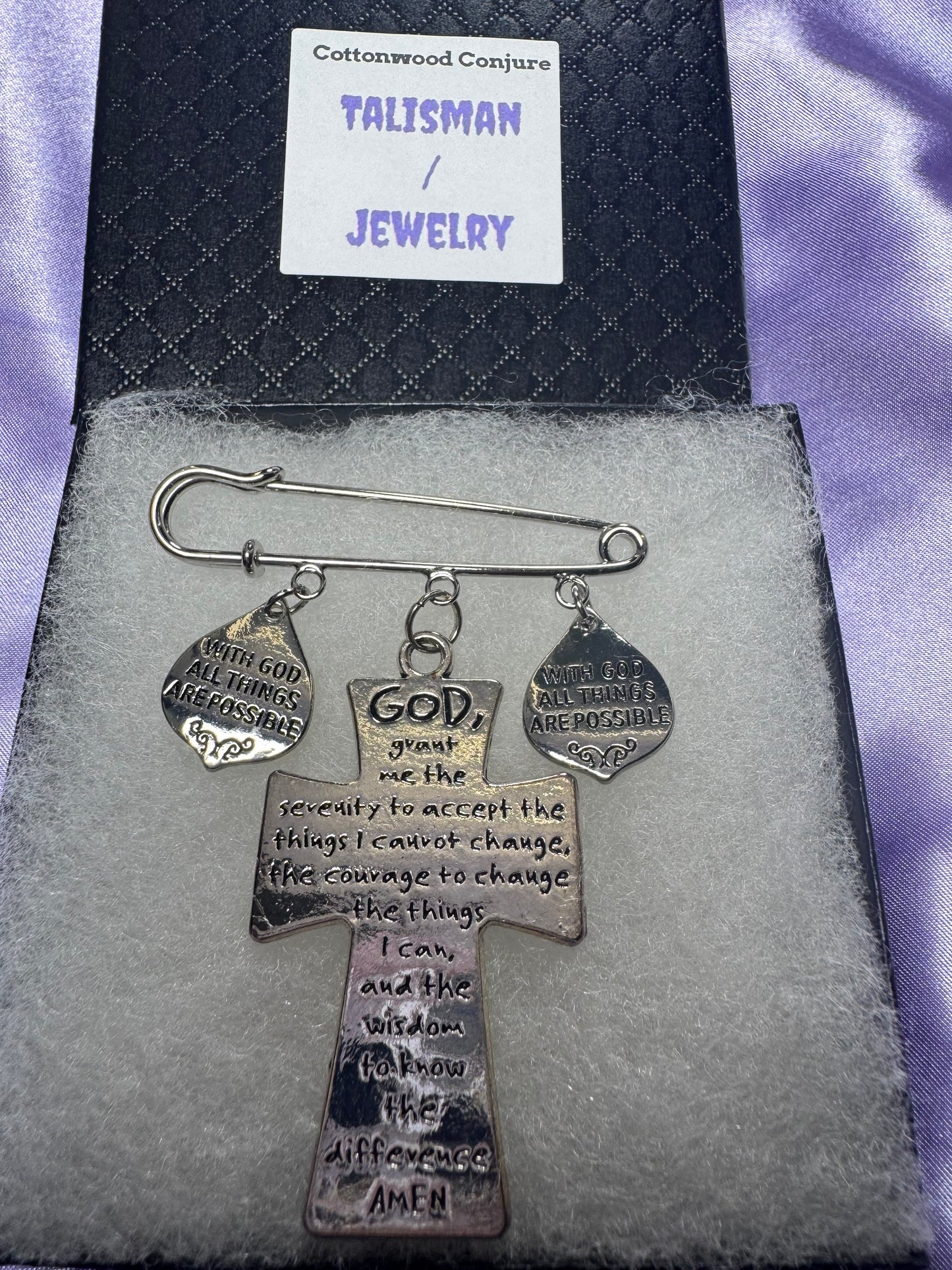 Cross Affirmation Talisman