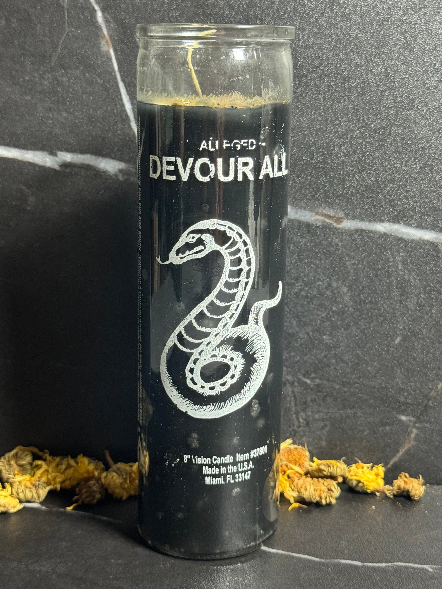 Devour All- 7 Day Candle Dressed