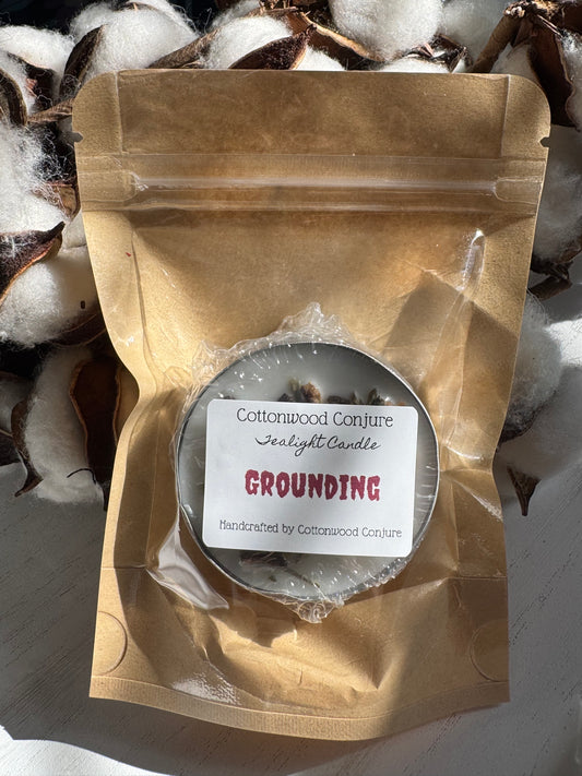 Grounding Tealight Candle