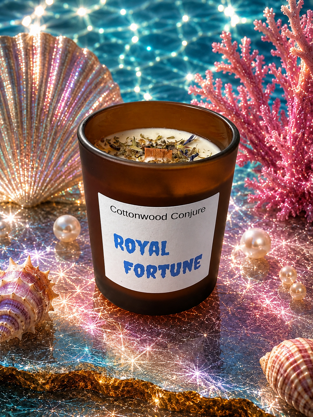 Royal Fortune Intention Candle