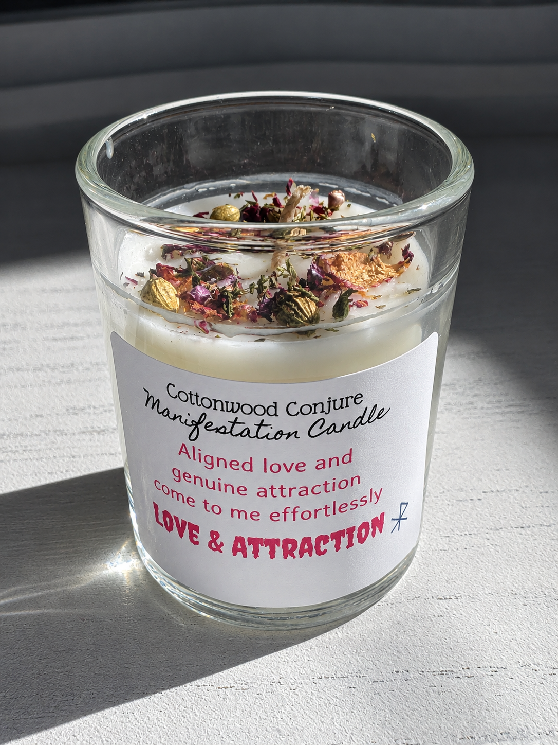 Love & Attraction- Votive Manifestation Candle