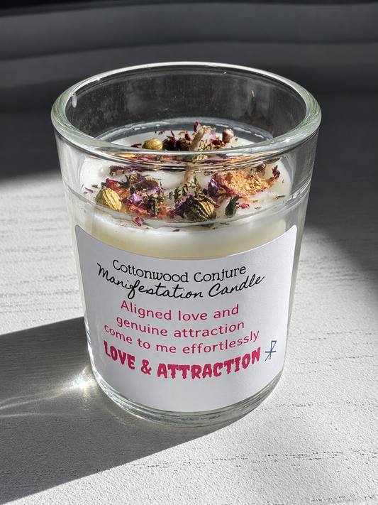 Love & Attraction- Votive Manifestation Candle