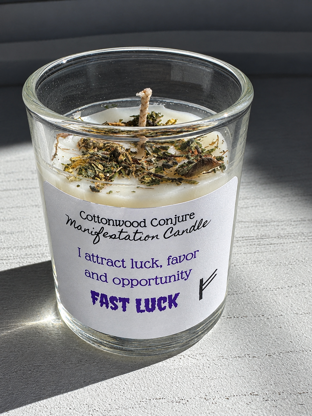 Fast Luck- Votive Manifestation Candle