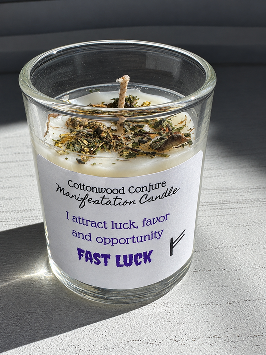 Fast Luck- Votive Manifestation Candle