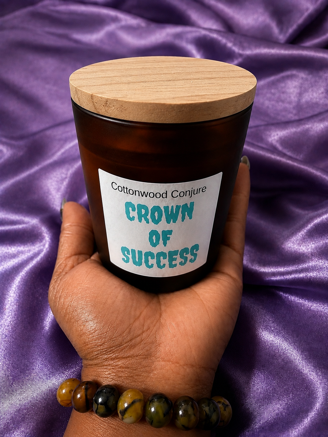 Crown Of Success Intention Candle