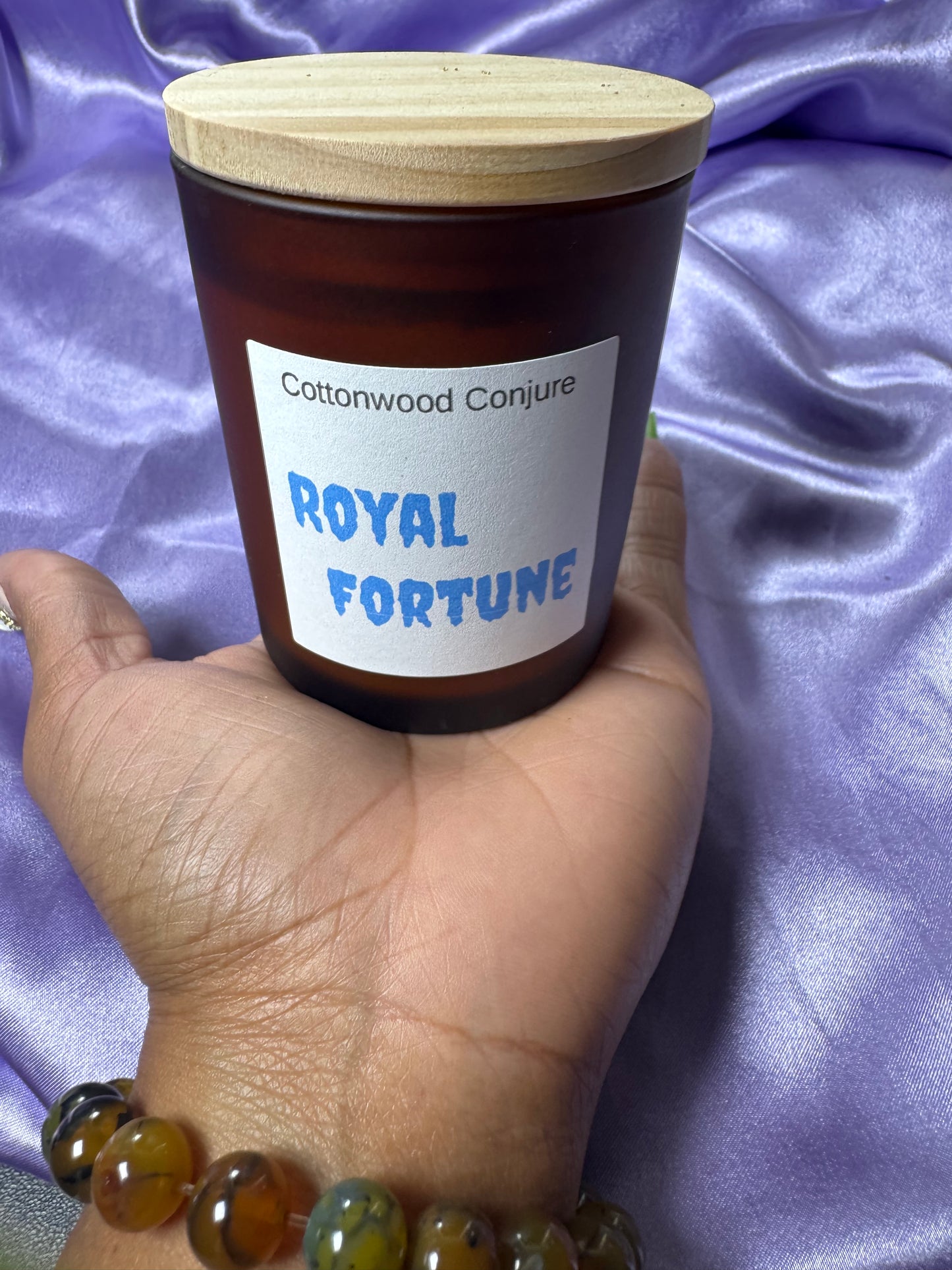 Royal Fortune Intention Candle