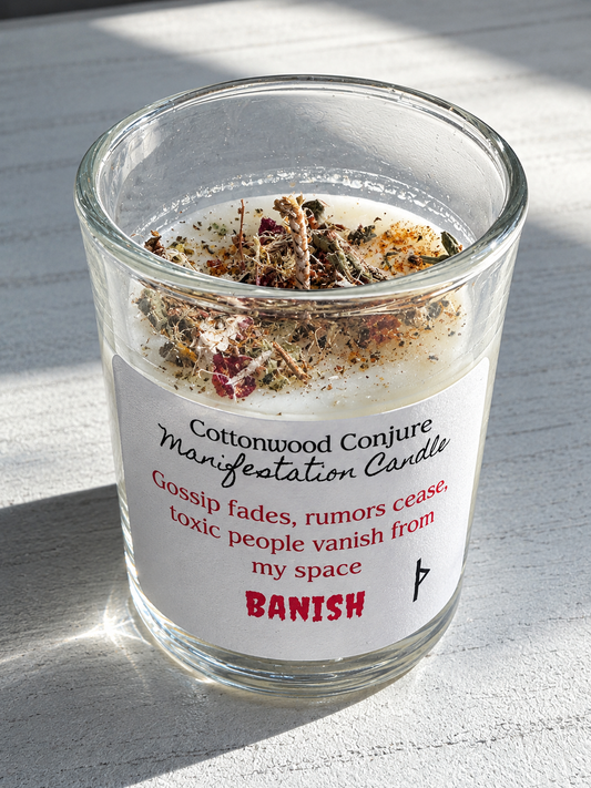 Banish- Votive Manifestation Candle