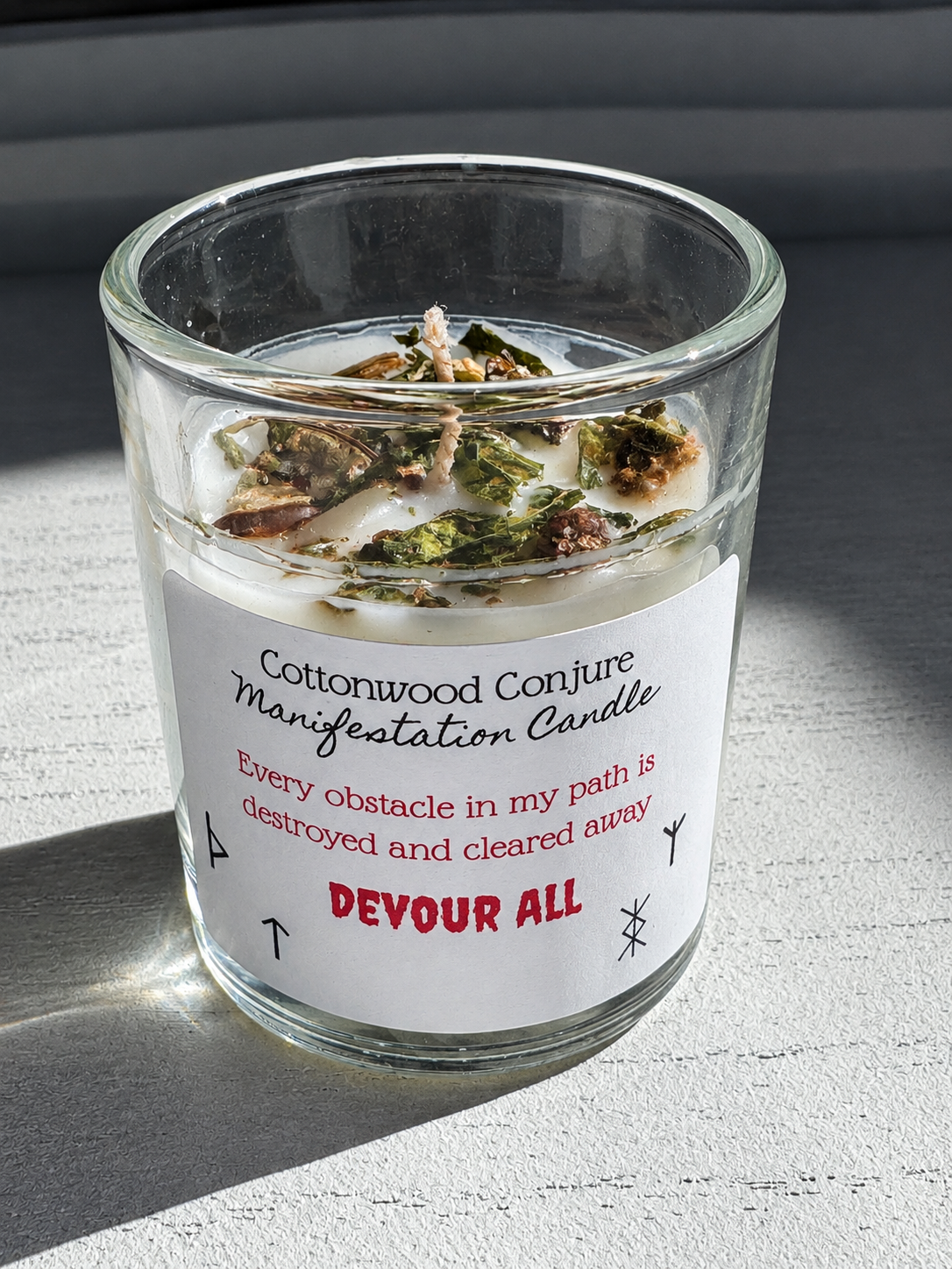 Devour All- Votive Manifestation Candle