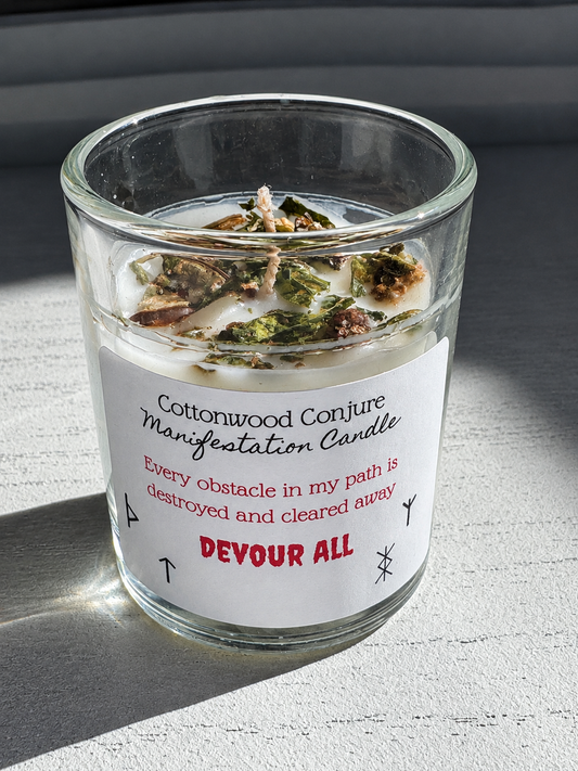 Devour All- Votive Manifestation Candle