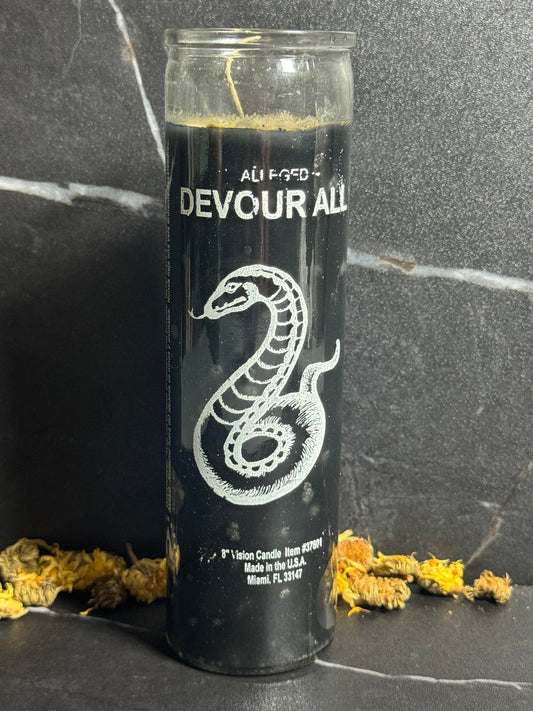 Devour All- 7 Day Candle Dressed
