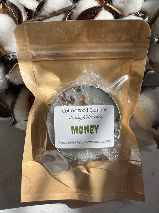 Money Tealight Candle