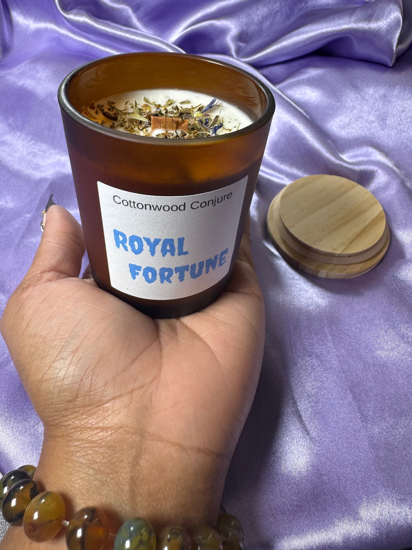 Royal Fortune Intention Candle