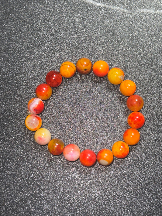 Fire Agate Bracelet
