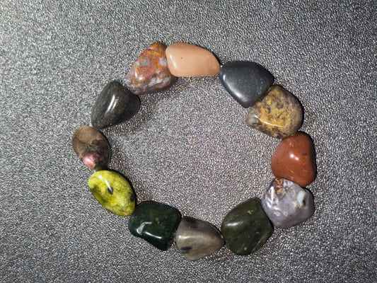 Tumbled Grounding Bracelet