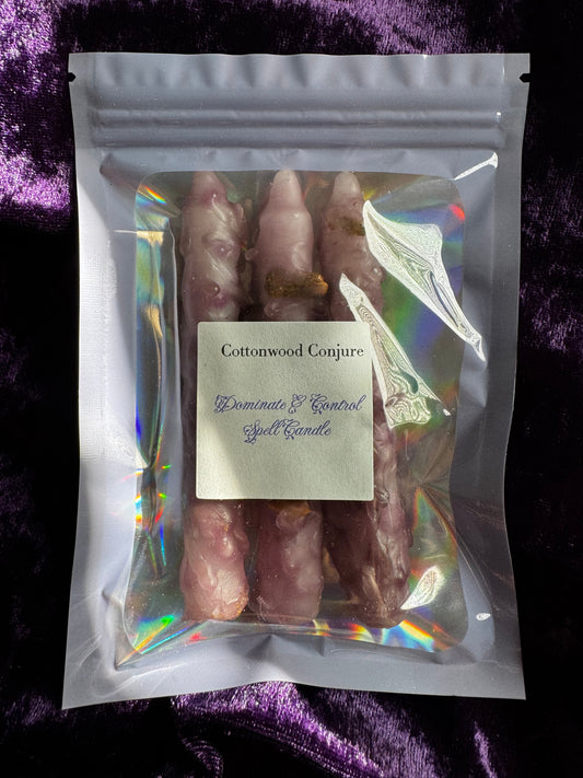 Dominate & Control Spell Candle (3pk)