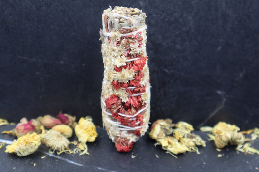 White Sage & Panacium Red Satice Smudge Stick